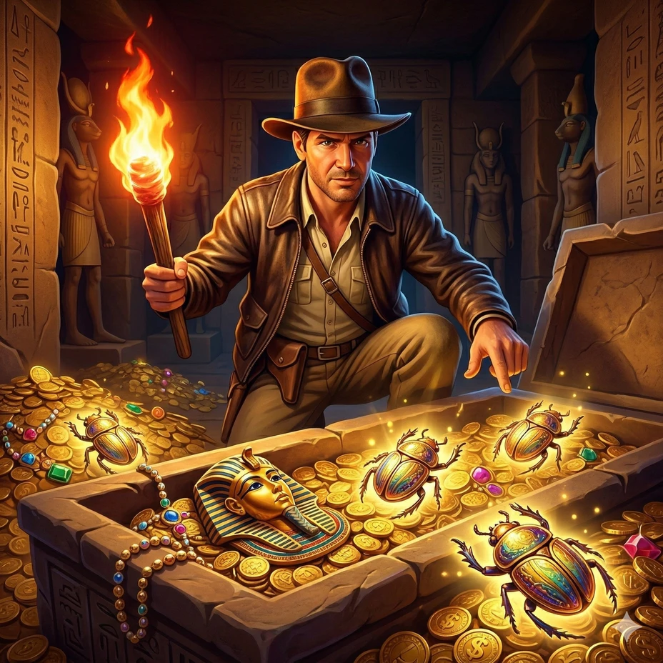 John Hunter Scarab at Zoome casino slots real money