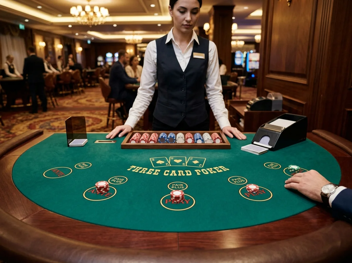 Three Card Poker at Zoom casino table games